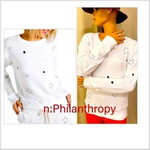 NEW N:PHILANTHROPY
Lauren Stars Sweatshirt In White $198 XS